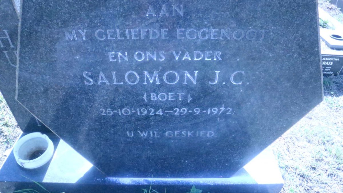 ? Salomon J.C. 1924-1972