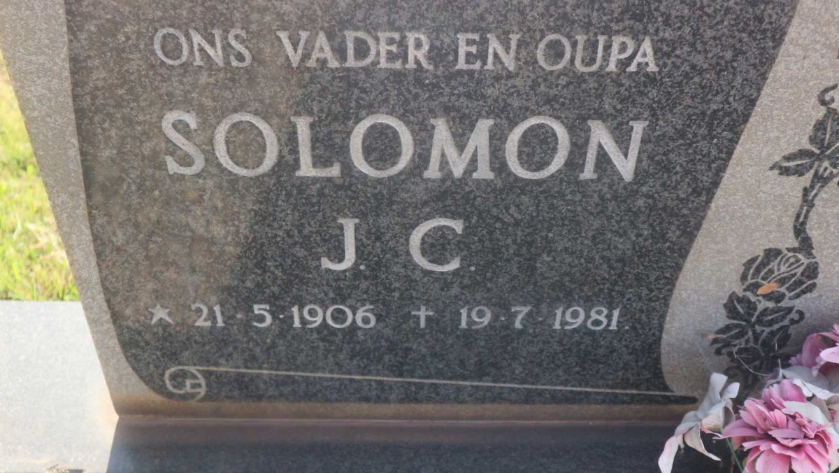? Solomon J.C. 1906-1981 &amp; Emma F. 1910-1990