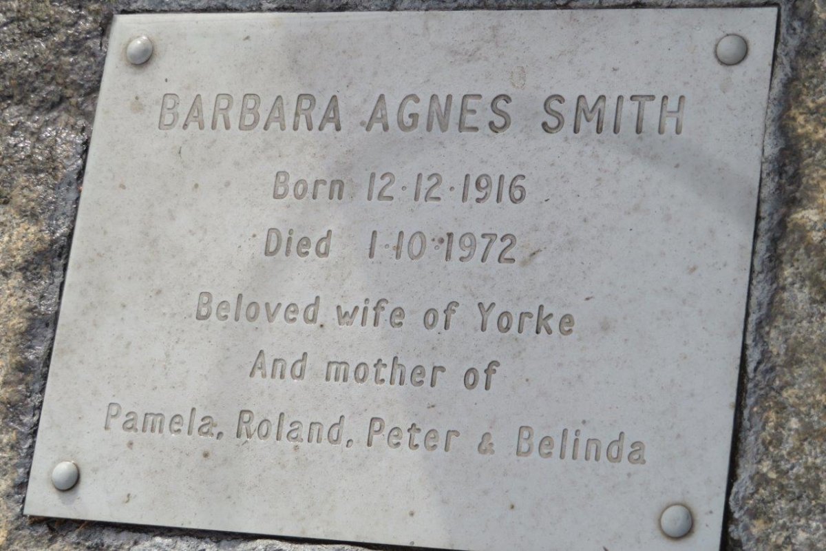 SMITH Barbara Agnes 1916-1972