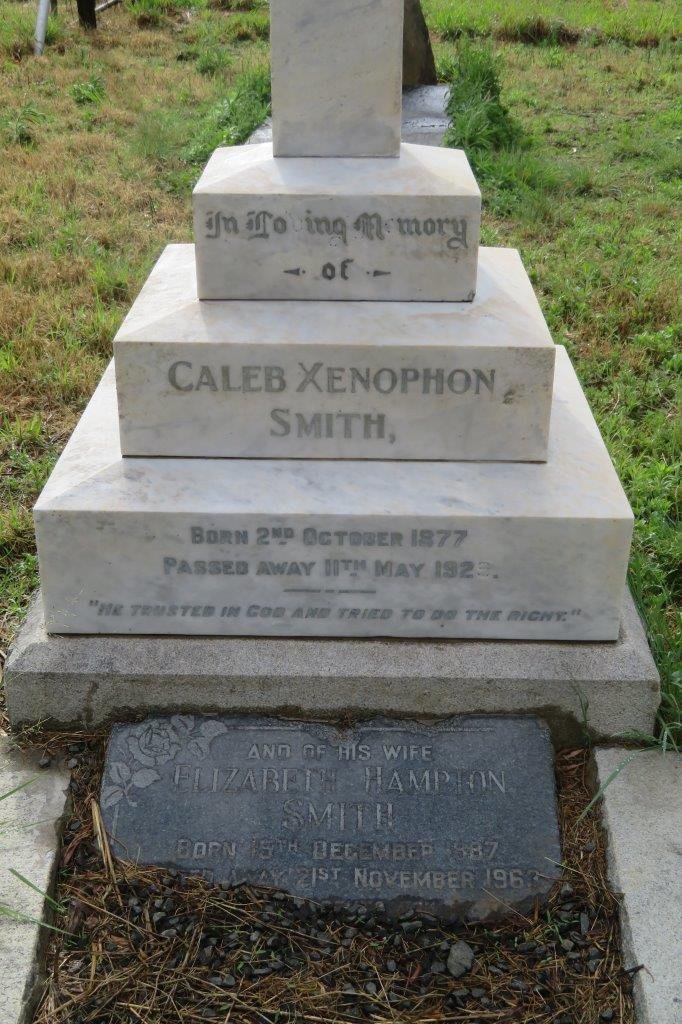 SMITH Caleb Xenophon 1877-1929 &amp; Elizabeth Hampton 1887-1963