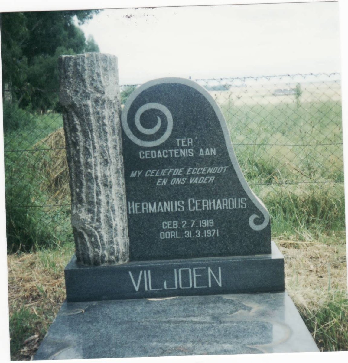 VILJOEN Hermanus Gerhardus 1919-1971