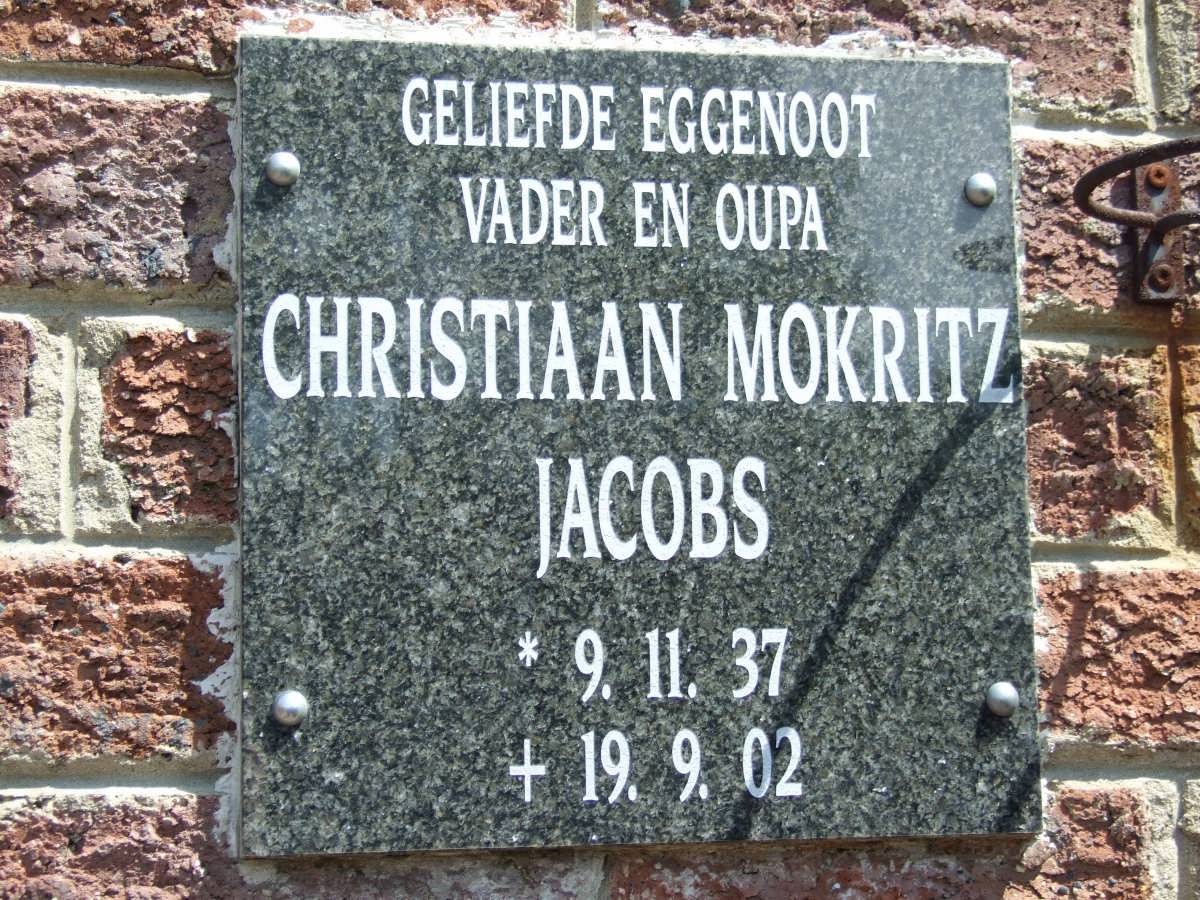 JACOBS Christiaan Mokritz 1937-2002