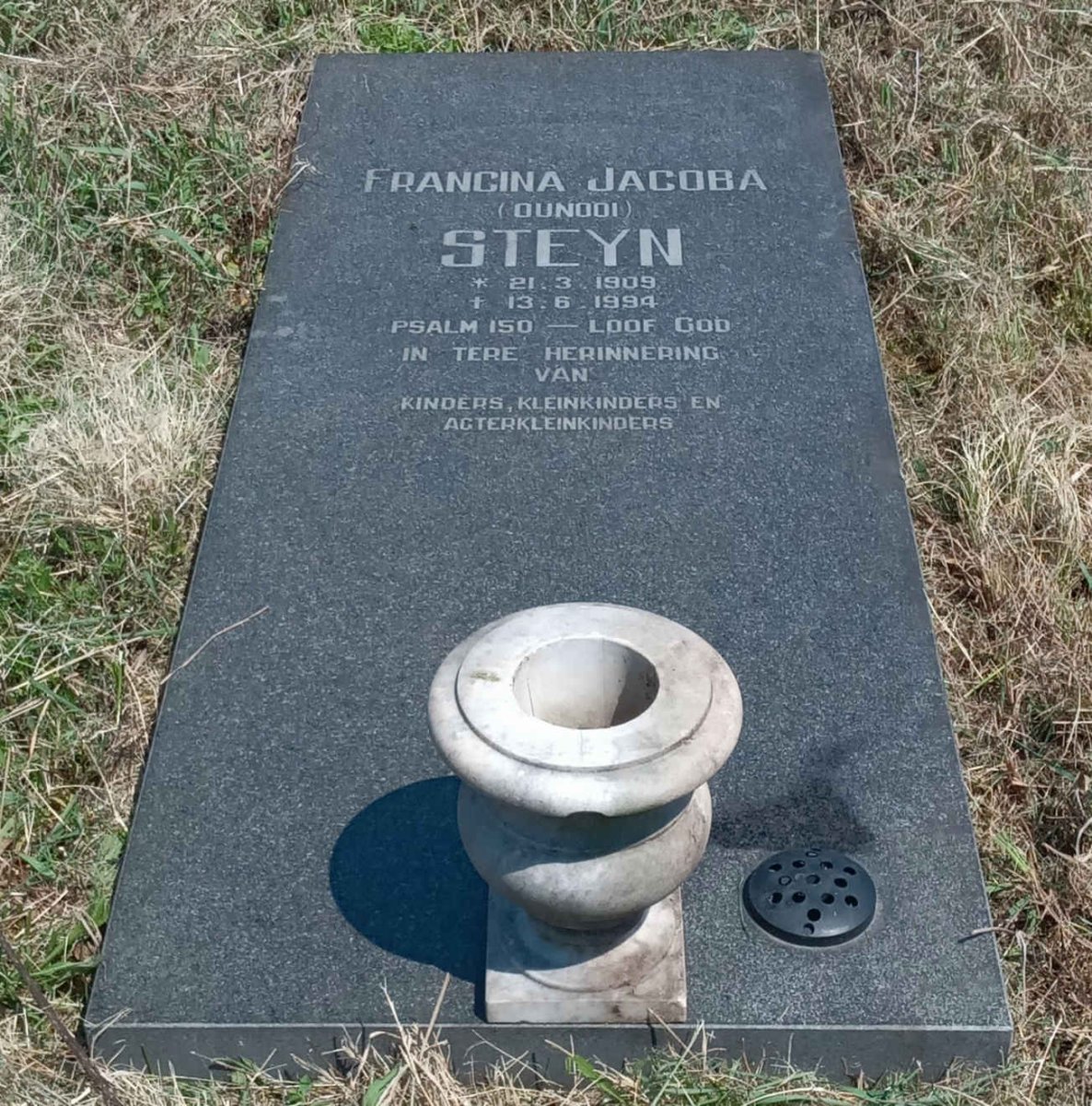 STEYN Francina Jacoba 1909-1994