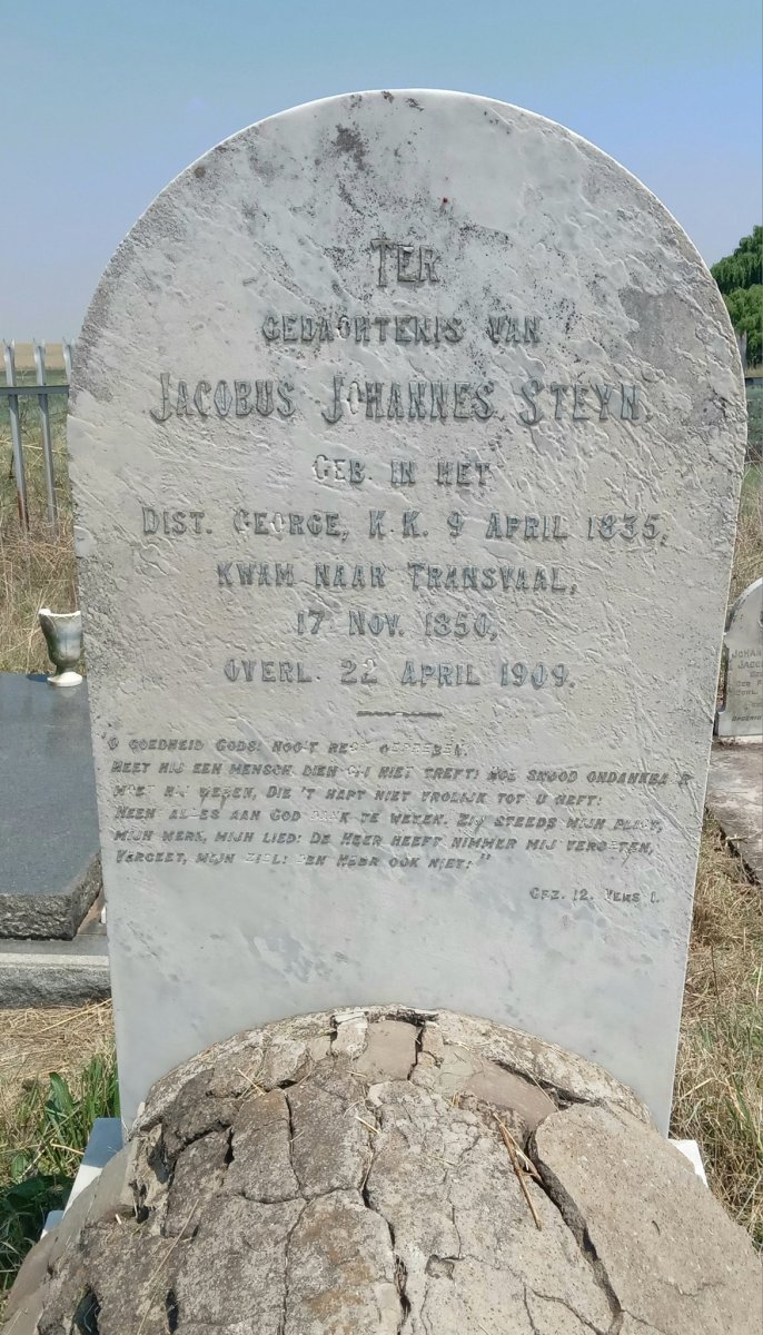 STEYN Jacobus Johannes 1835-1909