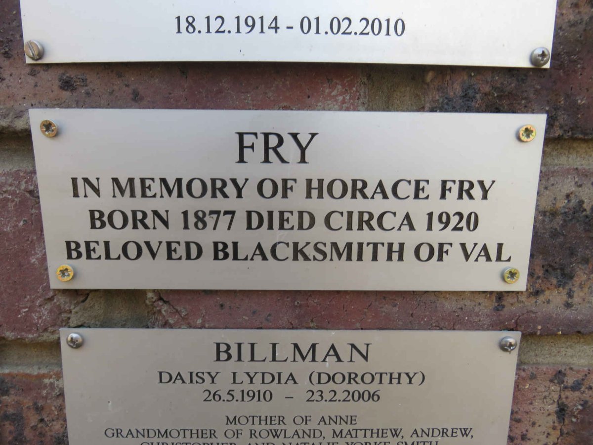 FRY Horace 1877-1920