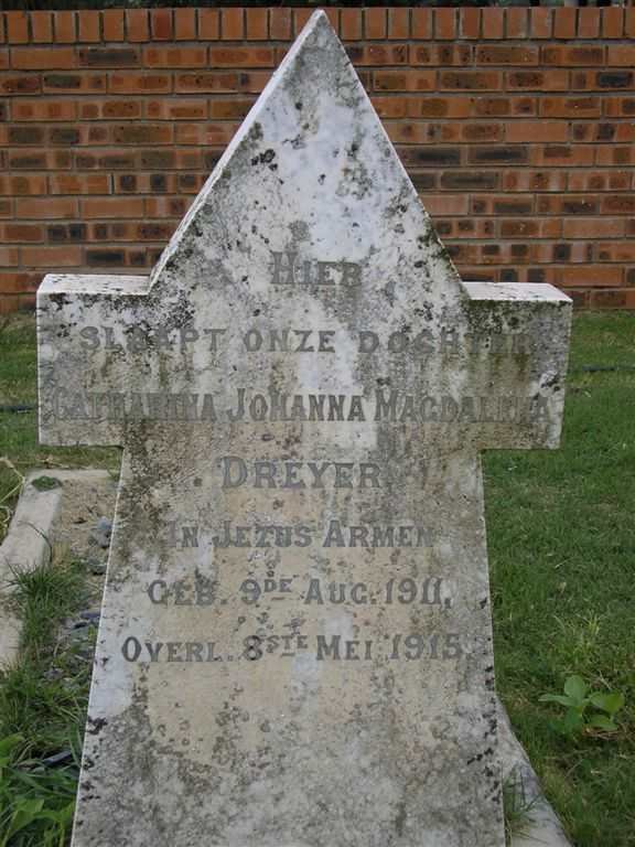 DREYER Catharina Johanna Magdalena 1911-1915