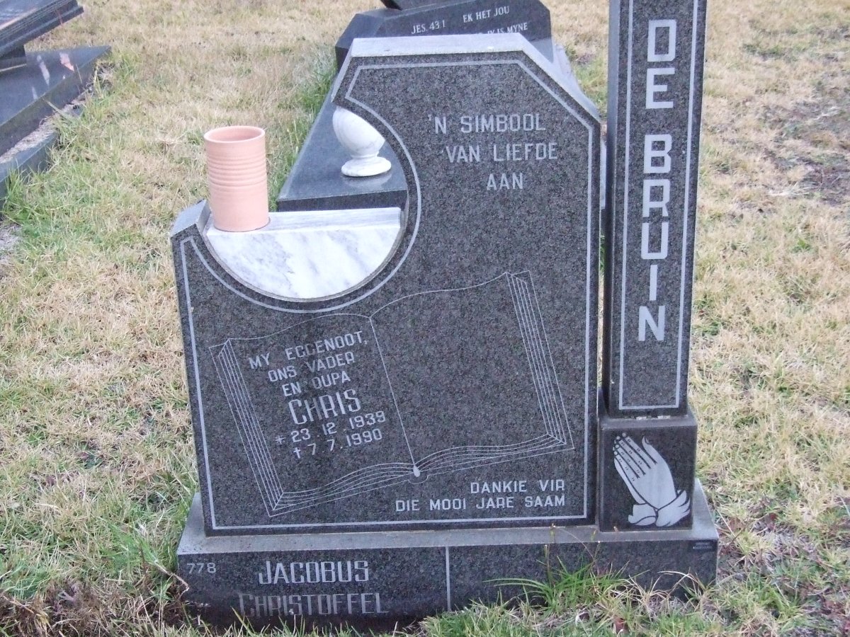BRUIN Jacobus Christoffel, de 1939-1990