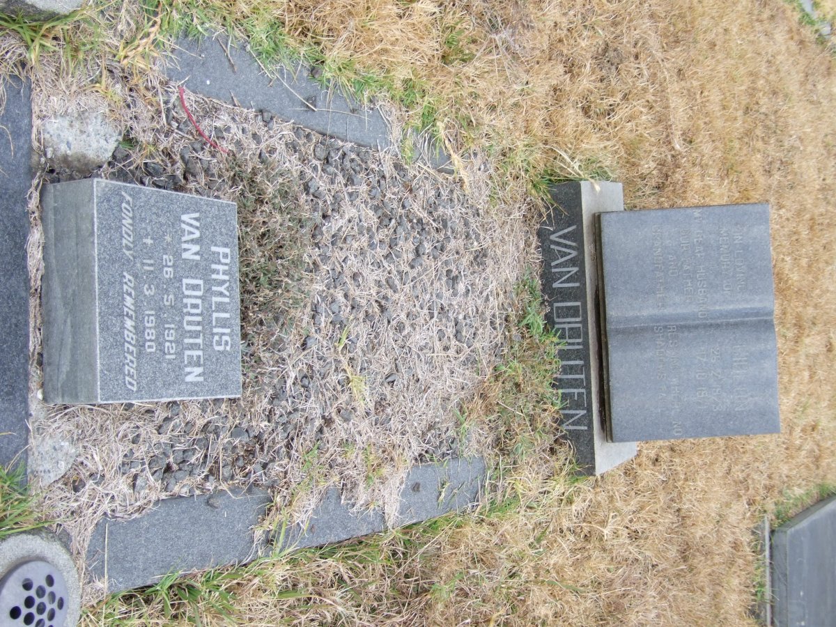 DRUTEN Gideon, van 1923-1971 &amp; Phyllis 1921-1980