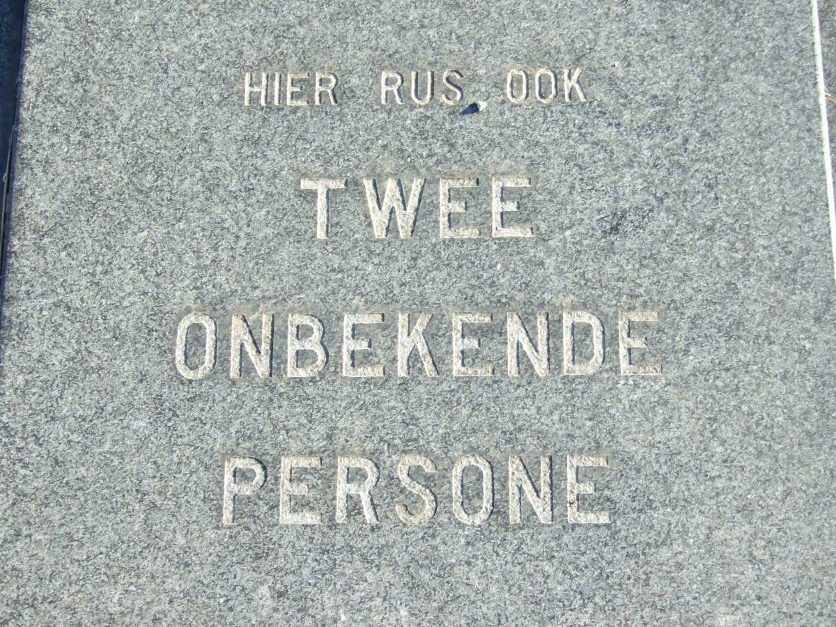 Twee onbekende persone