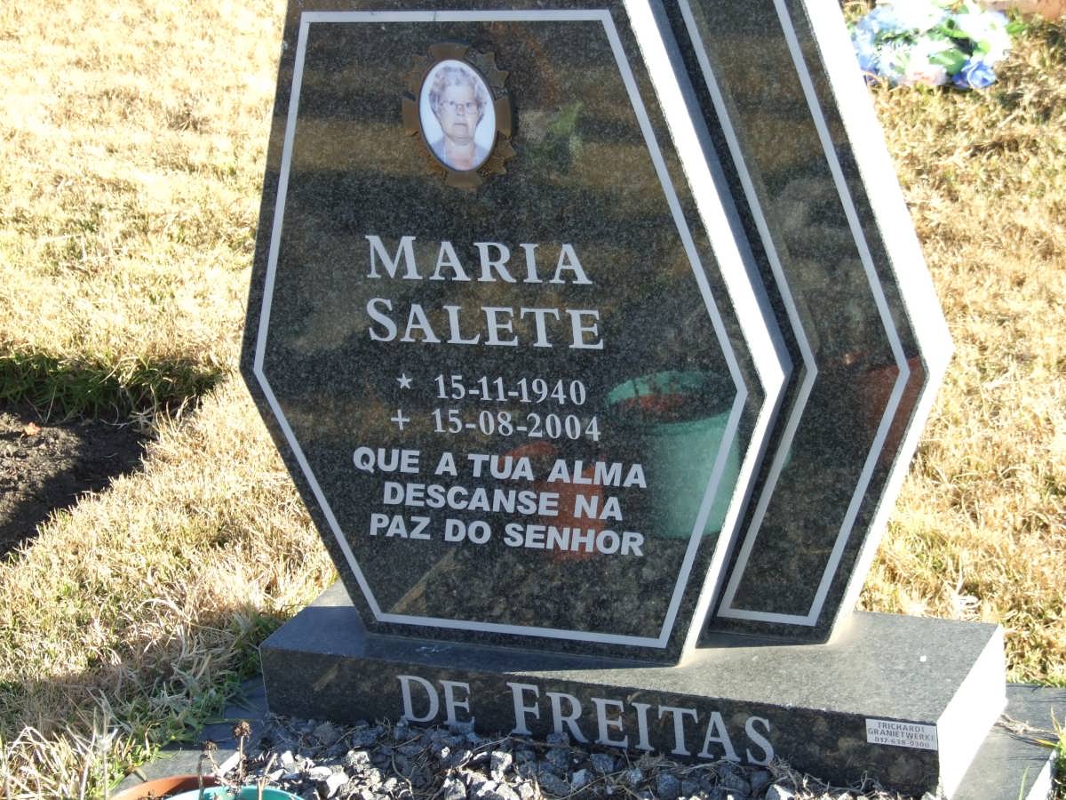 FREITAS Maria Salete, de 1940-2004