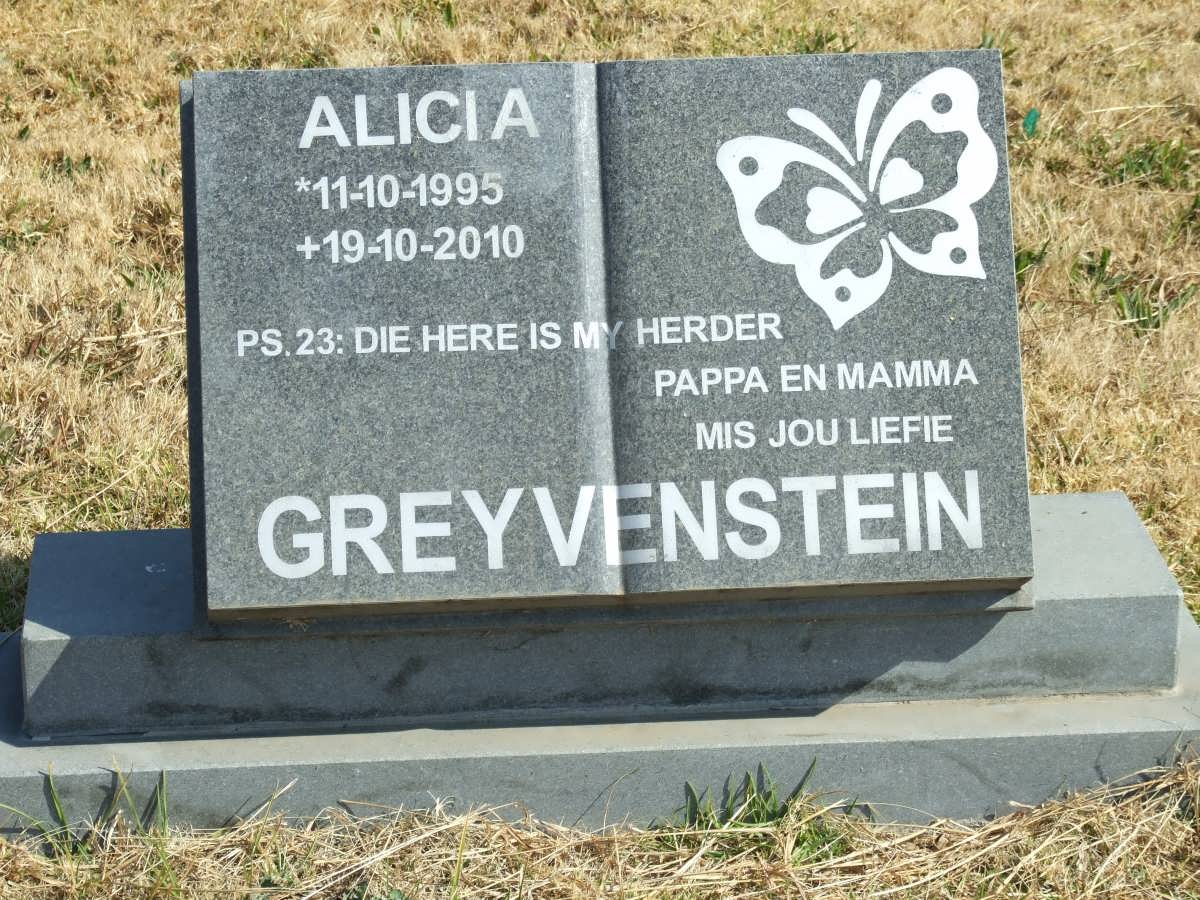 GREYVENSTEIN Alicia 1995-2010