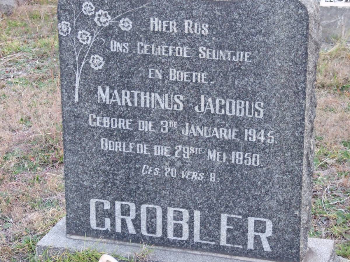 GROBLER Marthinus Jacobus 1945-1950