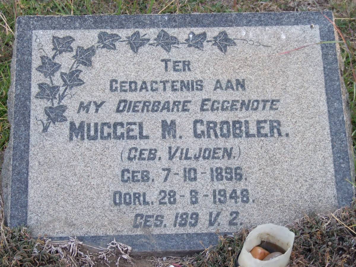 GROBLER Muggel M. nee VILJOEN 1896-1948