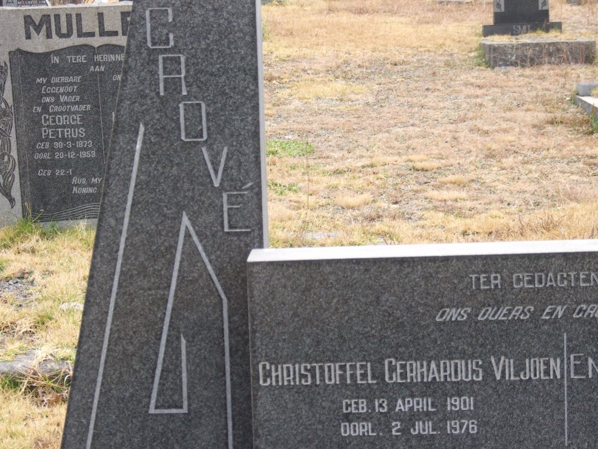 GROVÉ Christoffel Gerhardus Viljoen 1901-1976