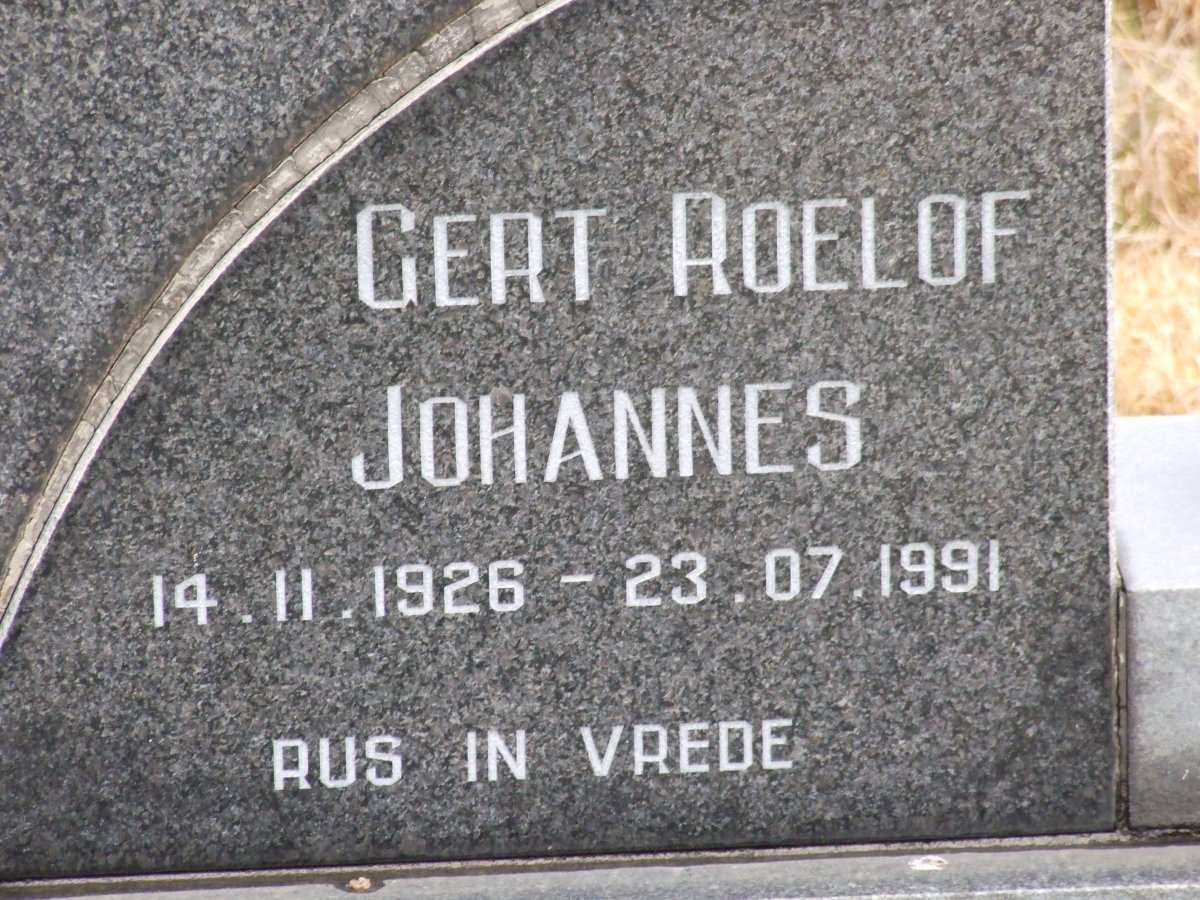 GROVÉ Gert Roelof Johannes 1926-1991