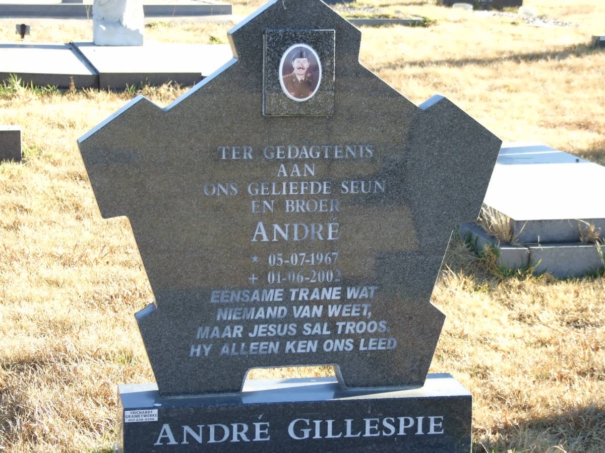 GILLESPIE Andre 1967-2002