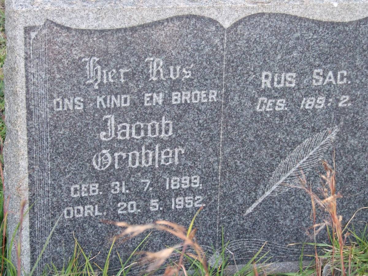 GROBLER Jacob 1899-1952