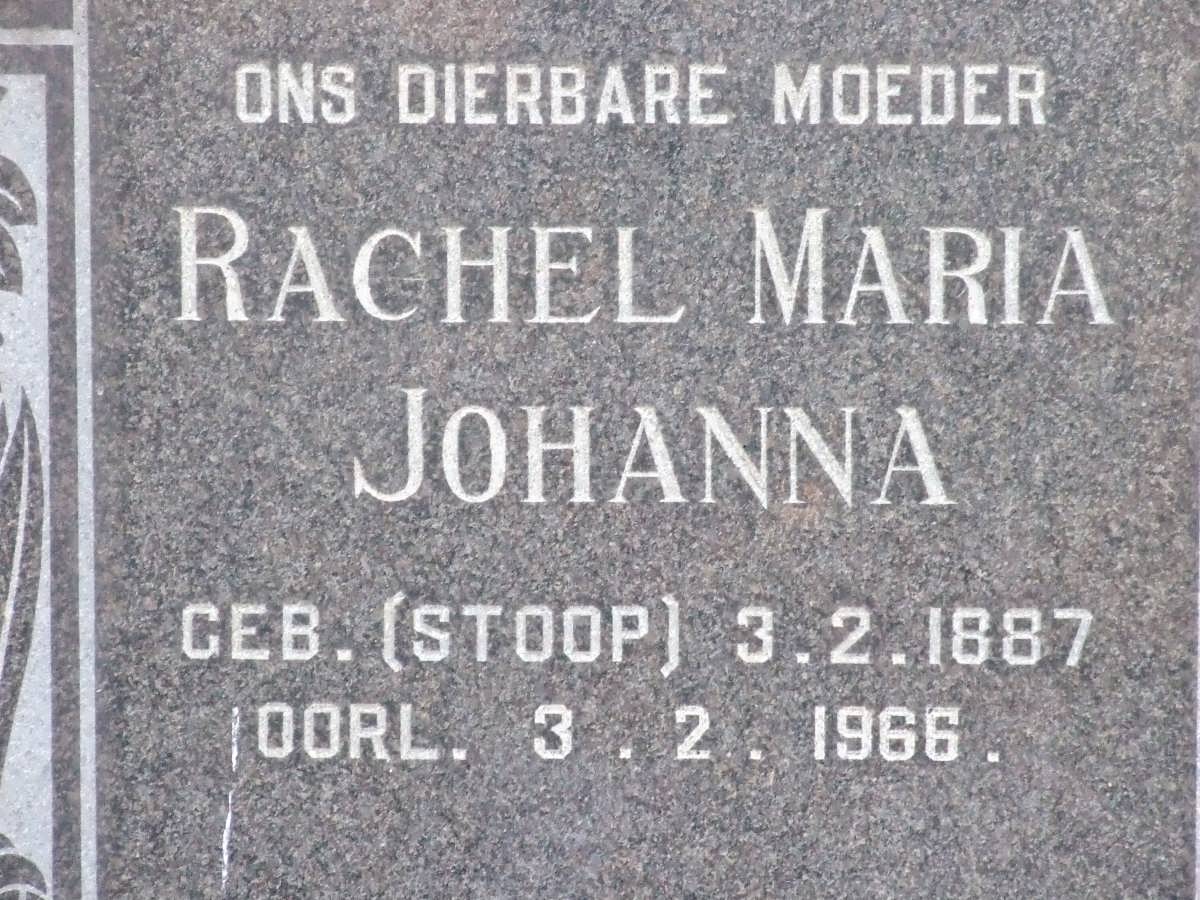 HERBST Dirk 1887-1963 &amp; Rachel Maria Johanna STOOP 1887-1966