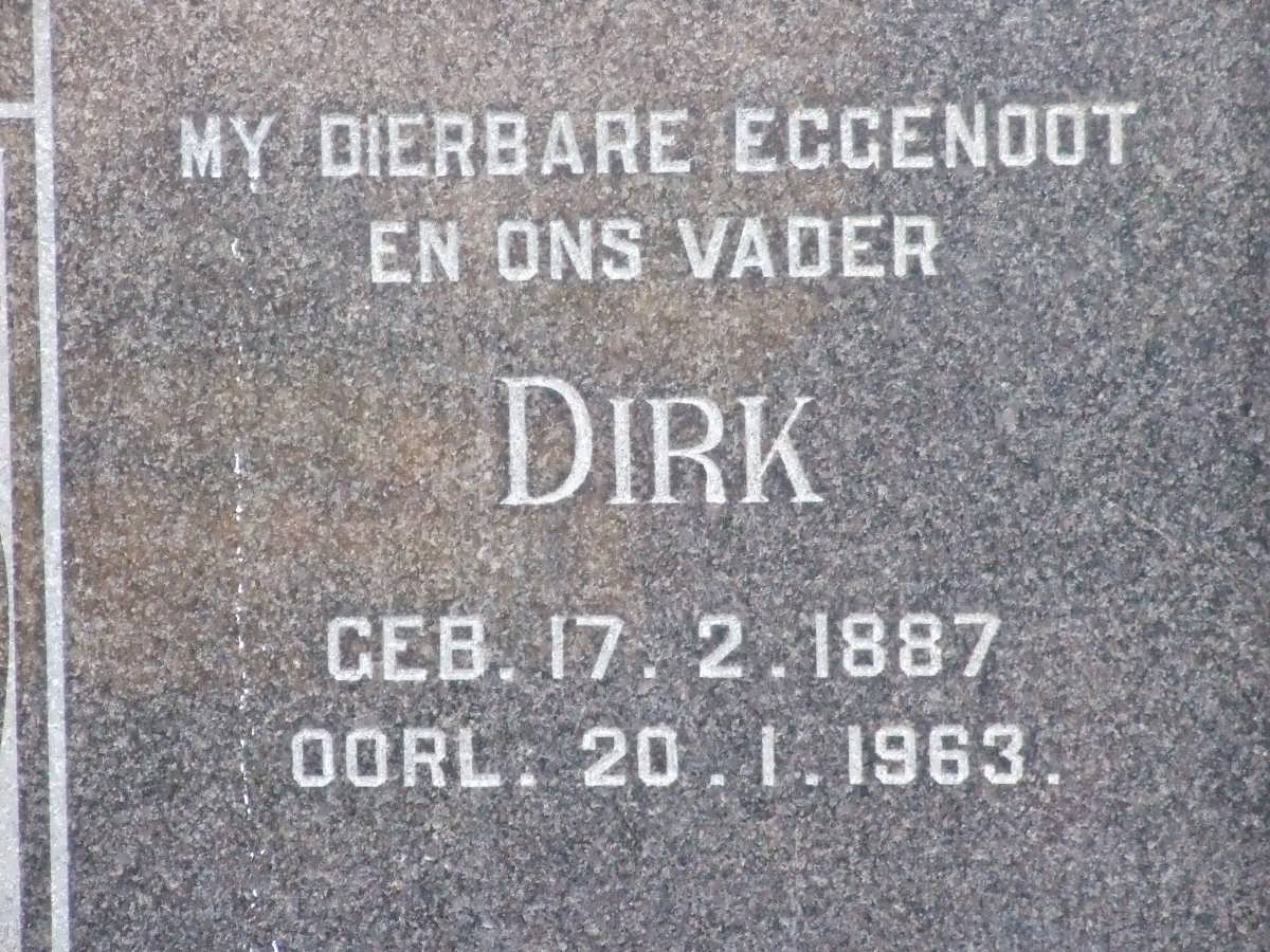 HERBST Dirk 1887-1963 &amp; Rachel Maria Johanna STOOP 1887-1966