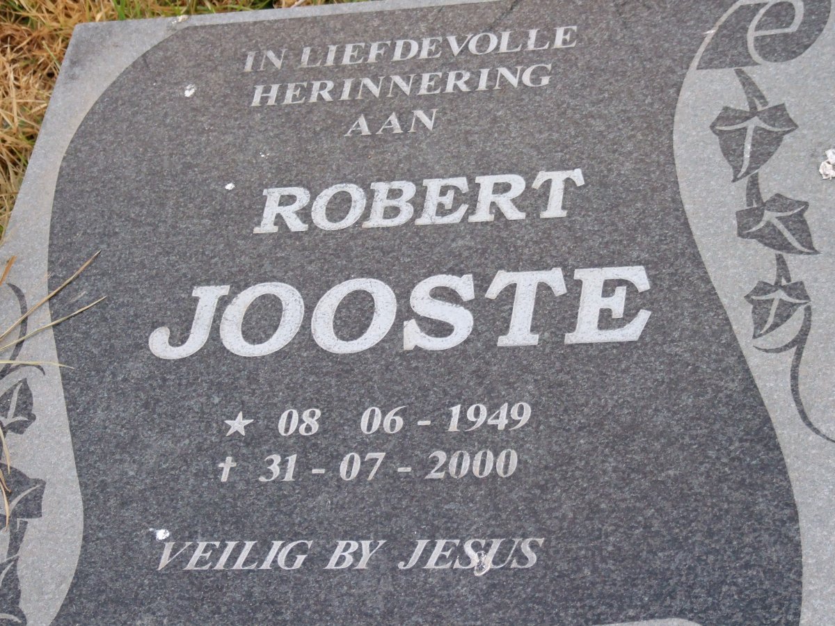 JOOSTE Robert 1949-2000