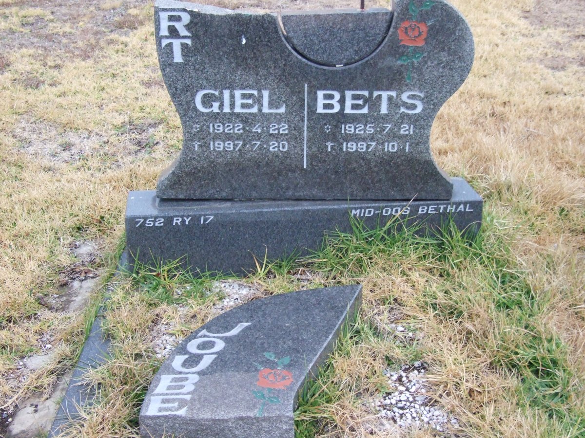 JOUBERT Giel 1922-1997 &amp; Bets 1925-1997