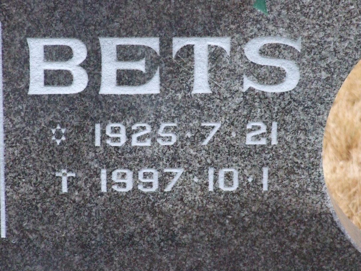 JOUBERT Giel 1922-1997 &amp; Bets 1925-1997