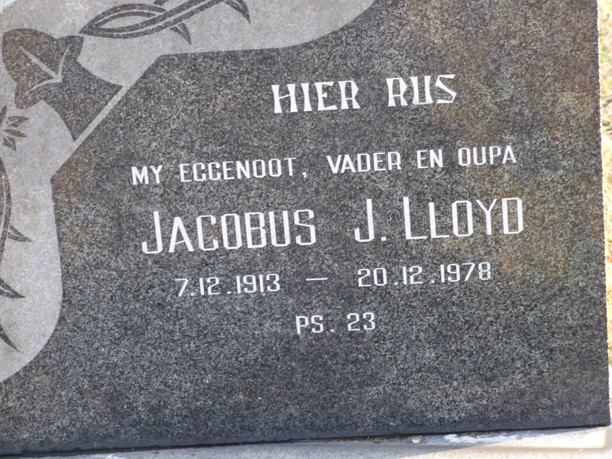 LLOYD Jacobus J. 1913-1978