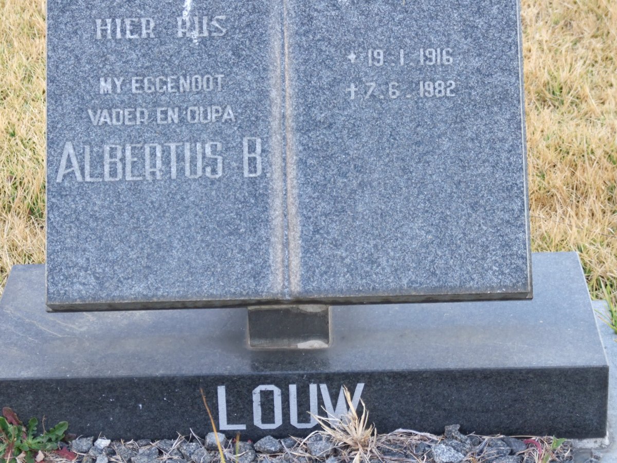 LOUW Albertus B. 1916-1982
