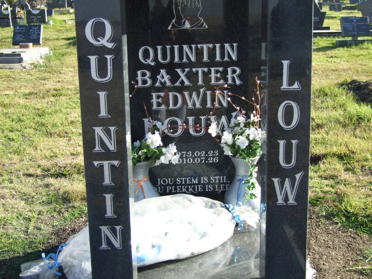 LOUW Quintin Baxter Edwin 1973-2010
