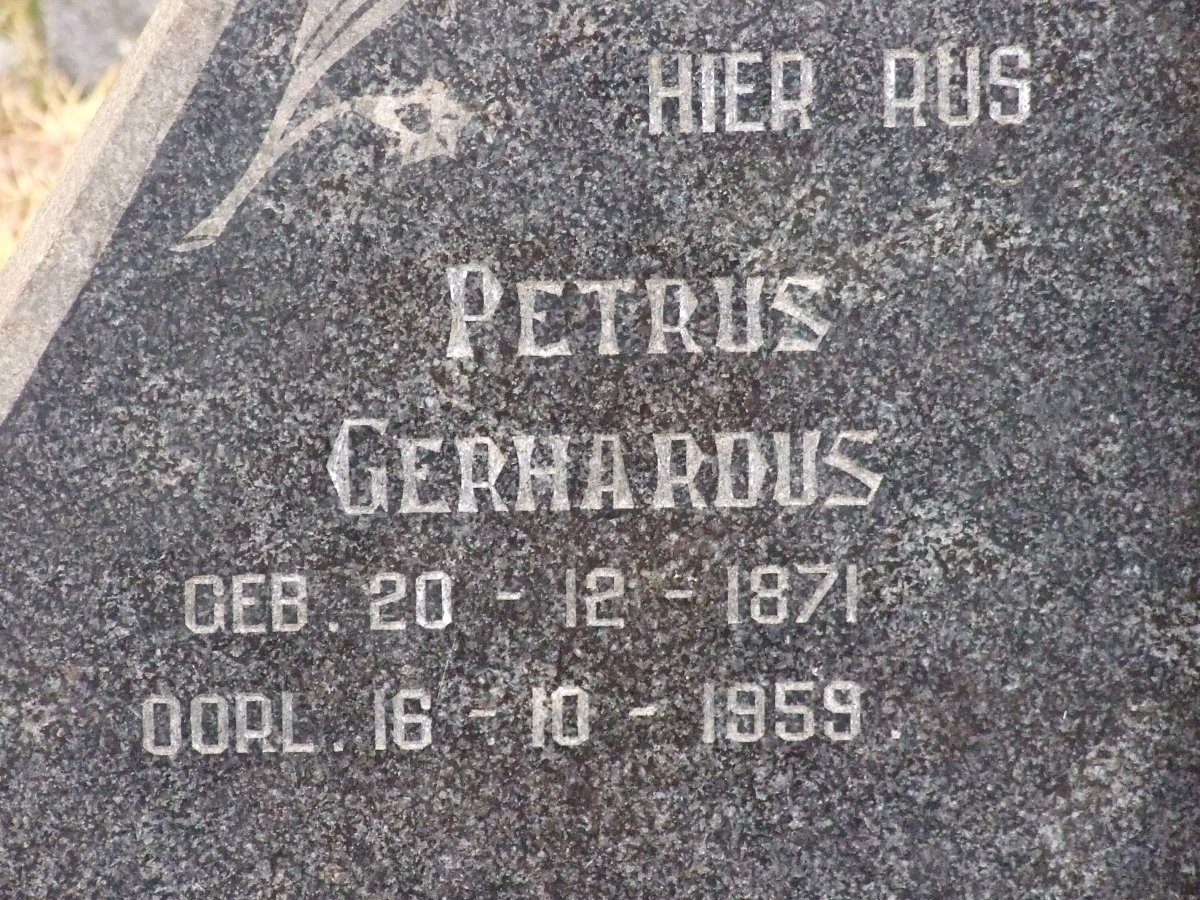 LAURENS Petrus Gerhardus 1871-1959