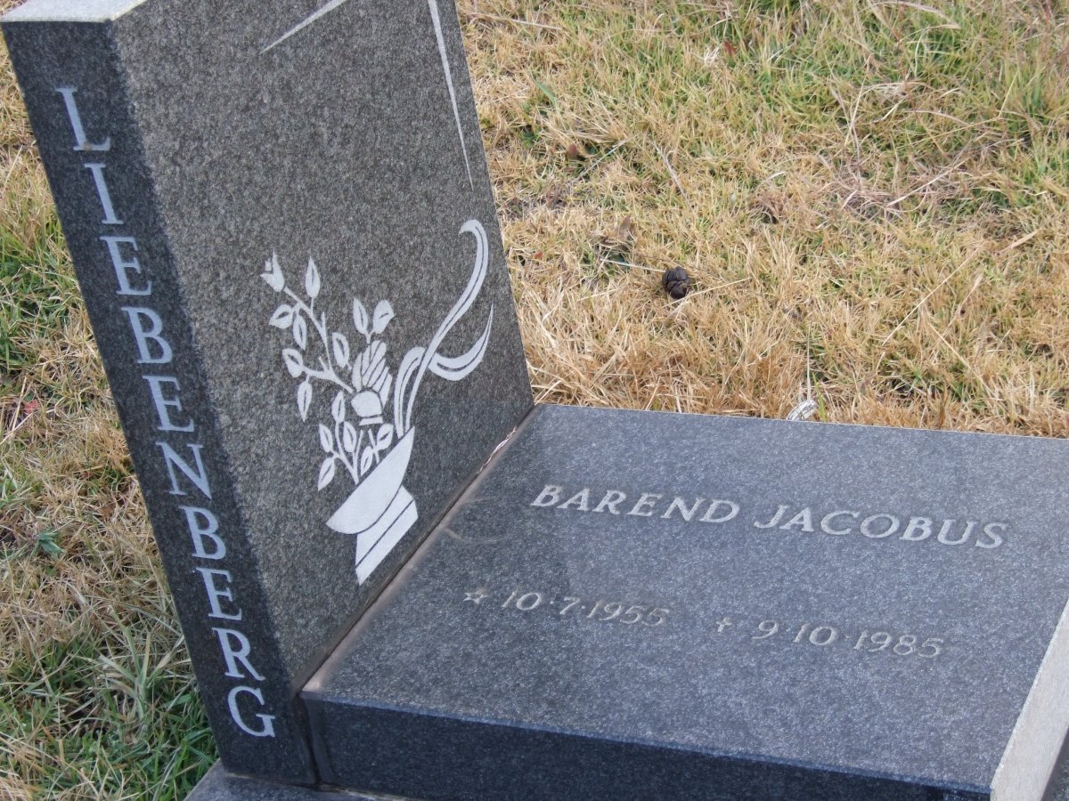 LIEBENBERG Barend Jacobus 1955-1985