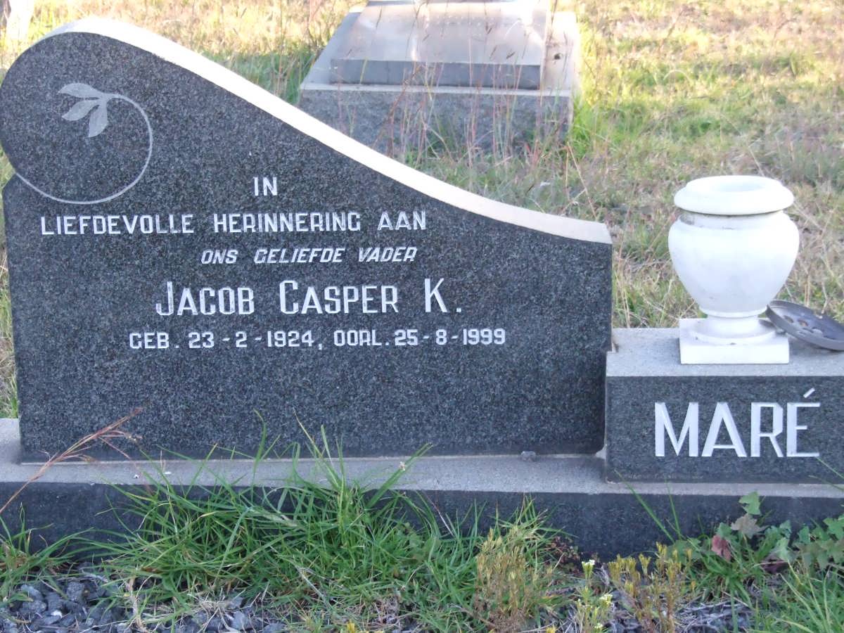 MARE Jacob Casper K. 1924-1999