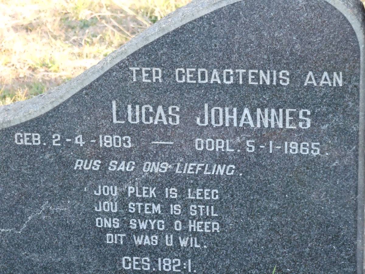 MEYER Lucas Johannes 1903-1965