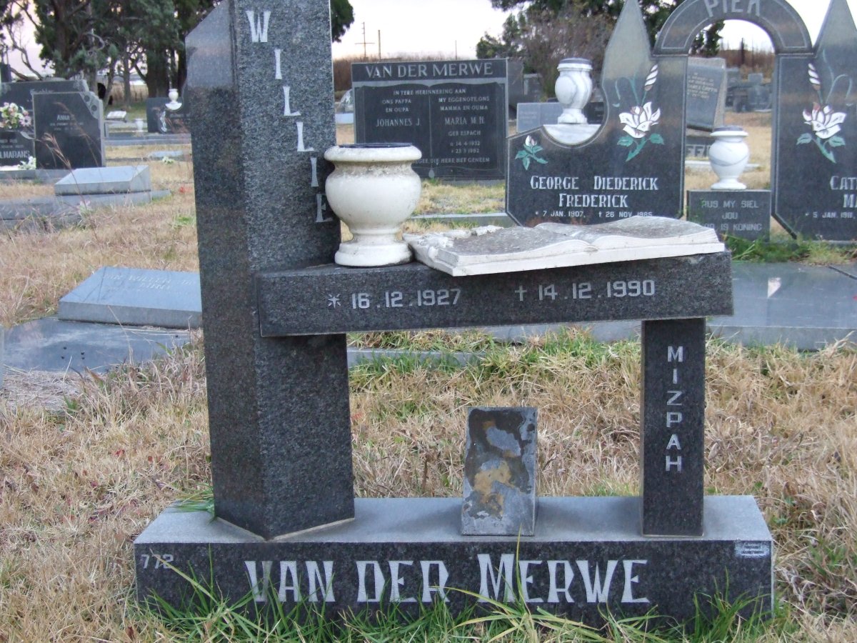 MERWE Willie, van der 1927-1990