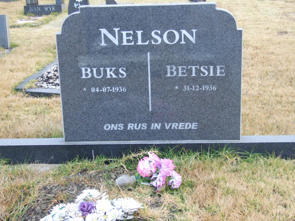 NELSON Buks 1936- &amp; Betsie 1936-