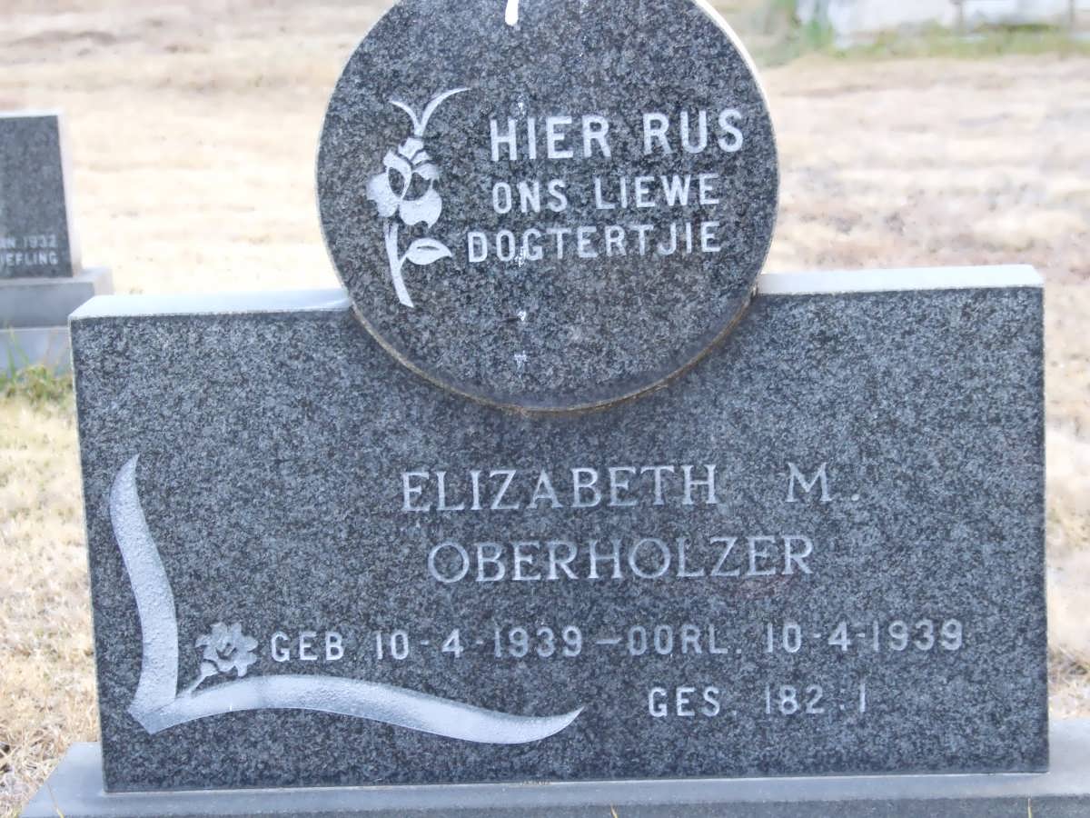 OBERHOLZER Elizabeth M. 1939-1939