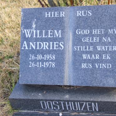 OOSTHUIZEN Willem Andries 1958-1978
