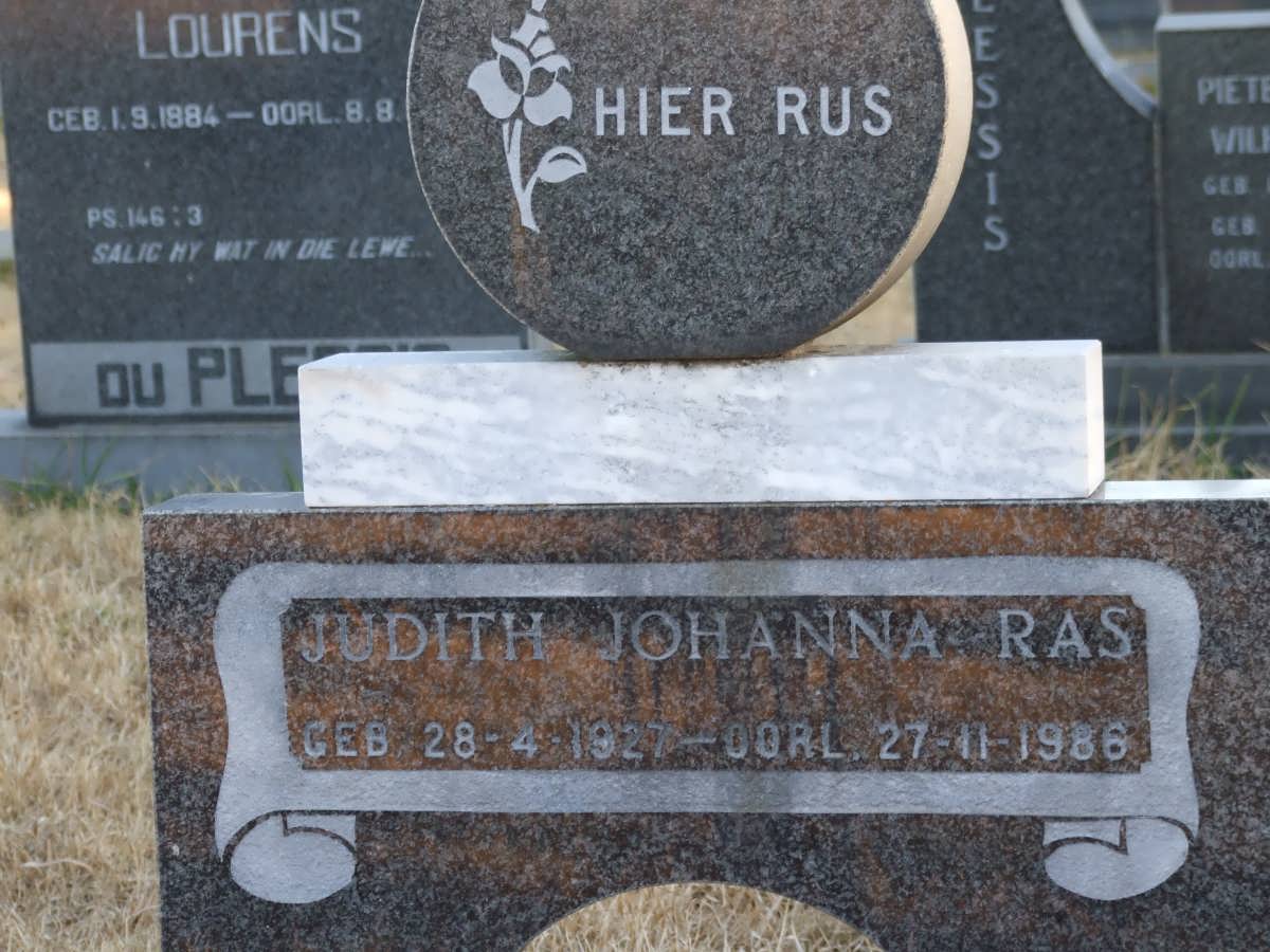 RAS Judith Johanna 1927-1986