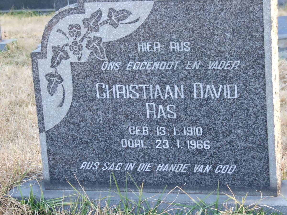 RAS Christiaan David 1910-1966