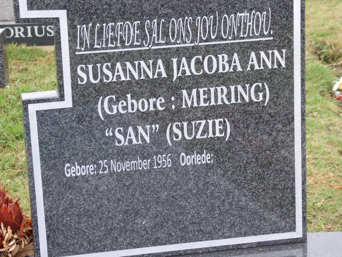 RABIE Susanna Jacoba Ann nee MEIRING 1956-