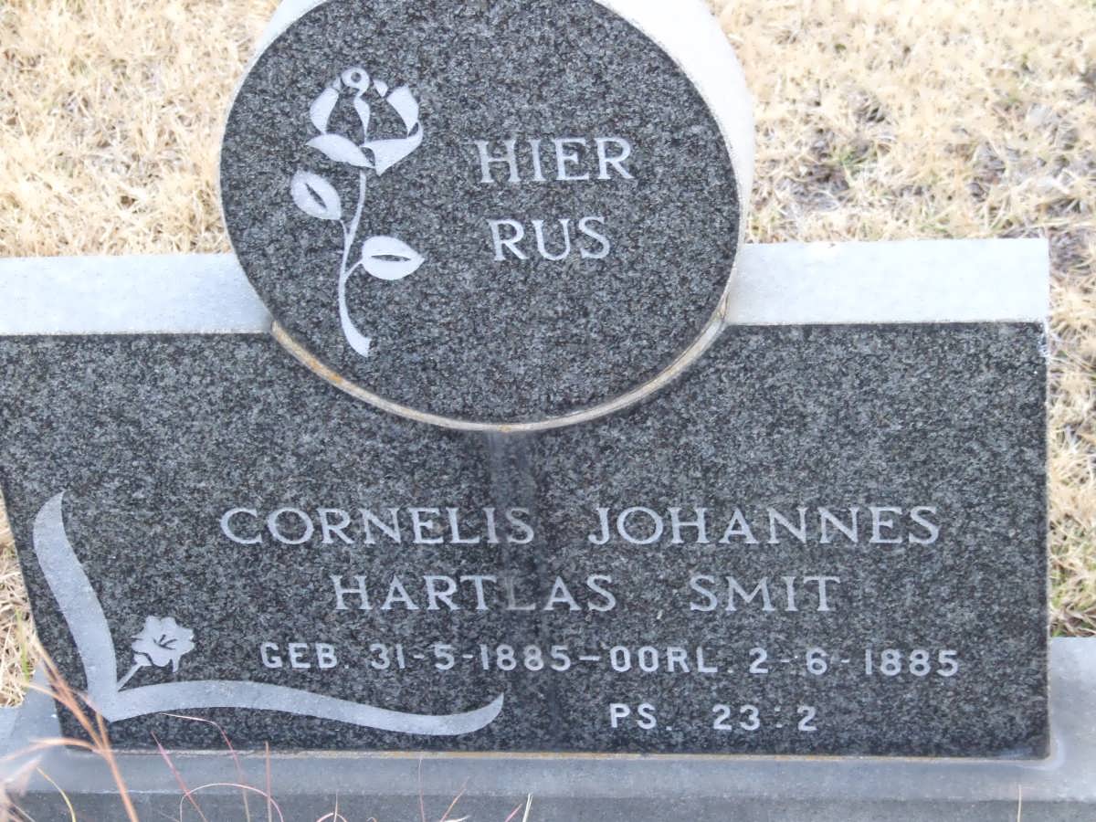 SMIT Cornelis Johannes Hartlas 1885-1885