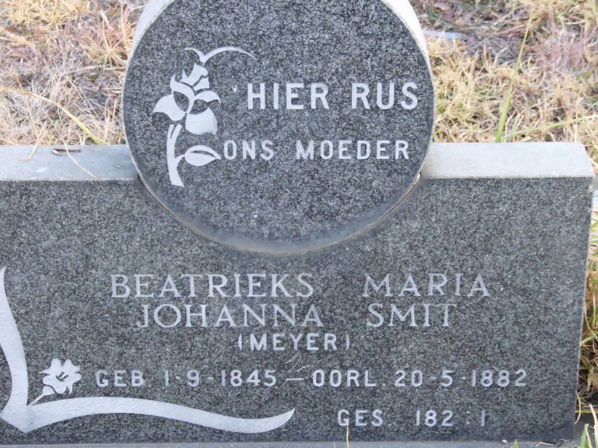 SMIT Beatrieks Maria Johanna nee MEYER 1845-1882