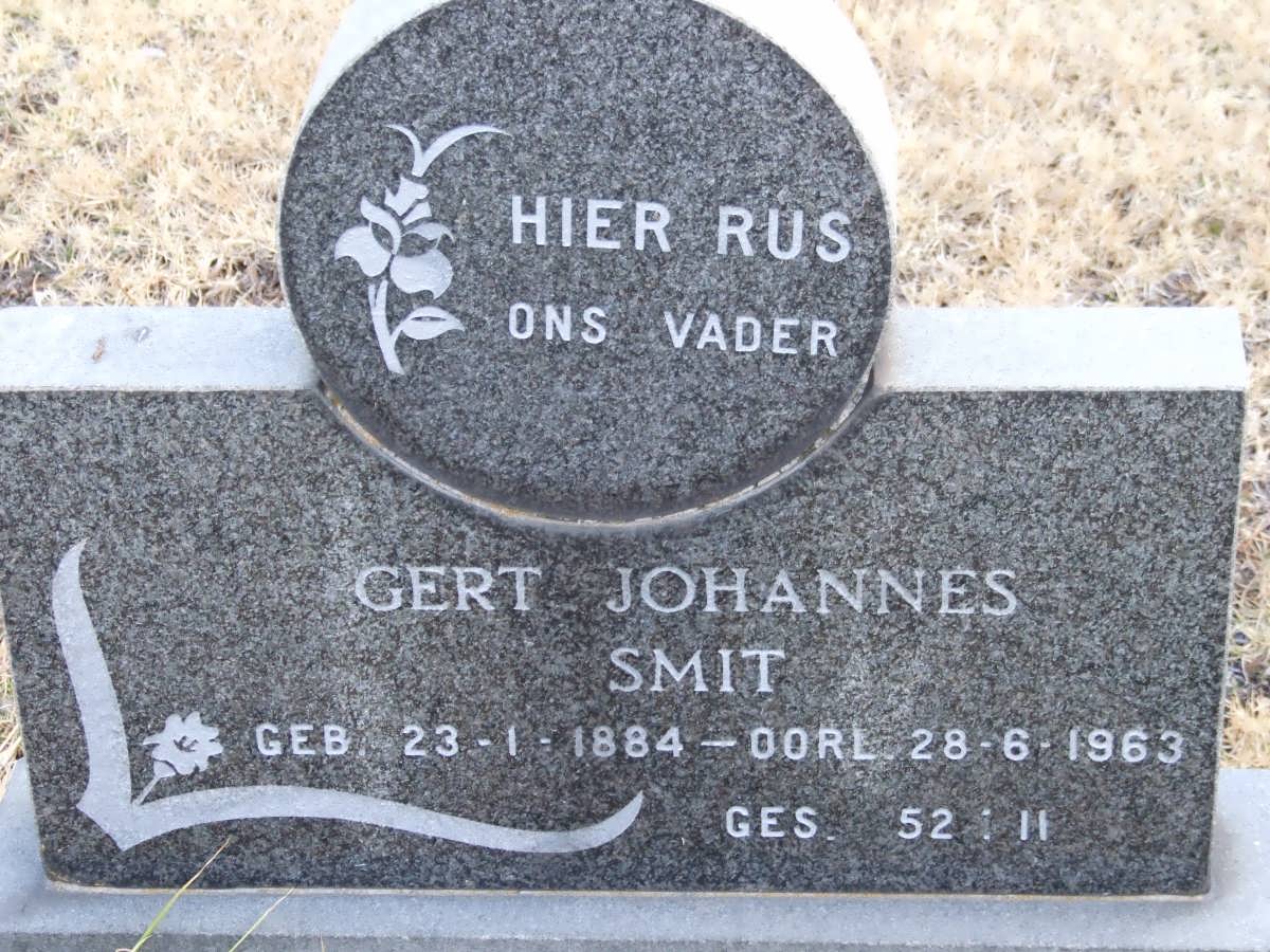 SMIT Gert Johannes 1884-1963