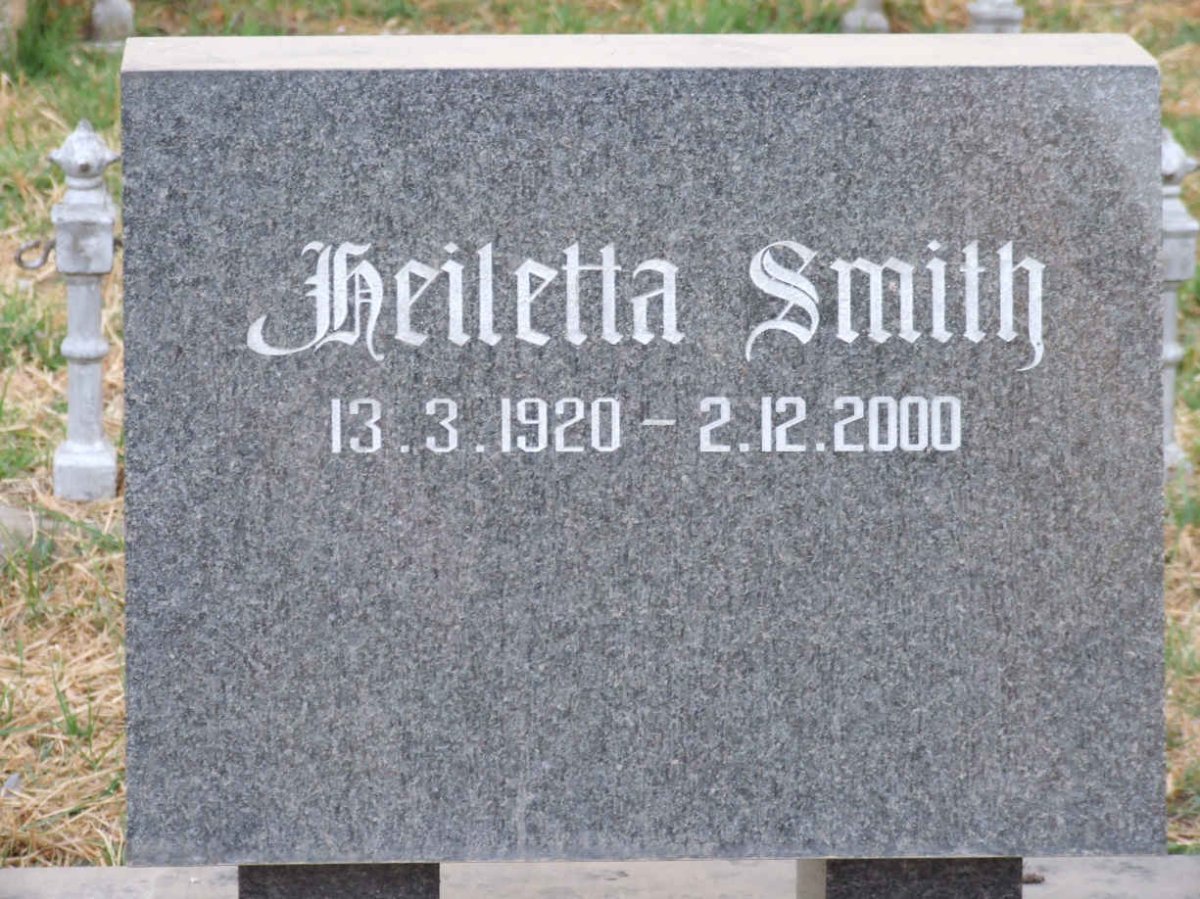 SMITH Herbert E. 1913-1978 &amp; Heiletta 1920-2000
