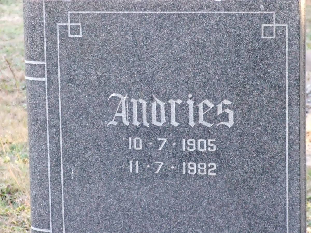 STOLTZ Andries 1905-1982 &amp; Lenie 1917-1997