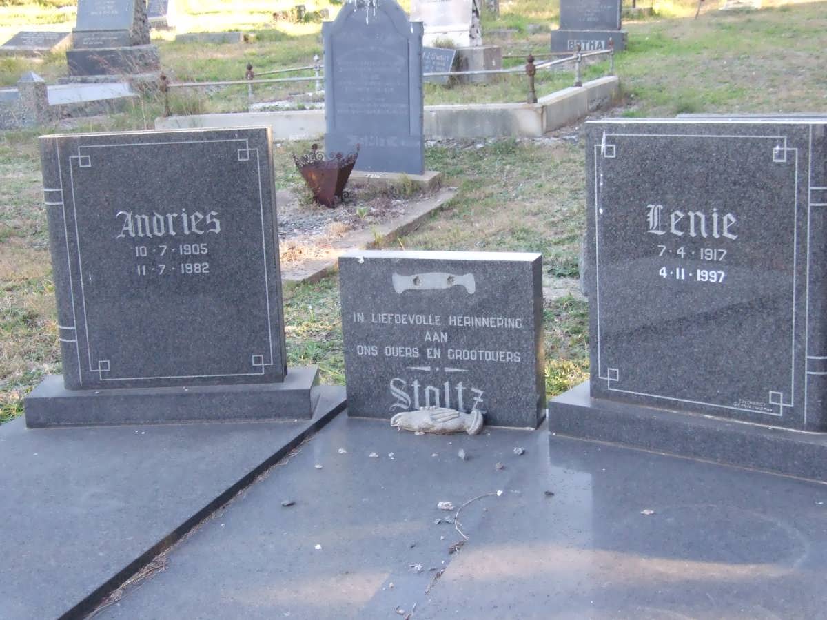STOLTZ Andries 1905-1982 &amp; Lenie 1917-1997