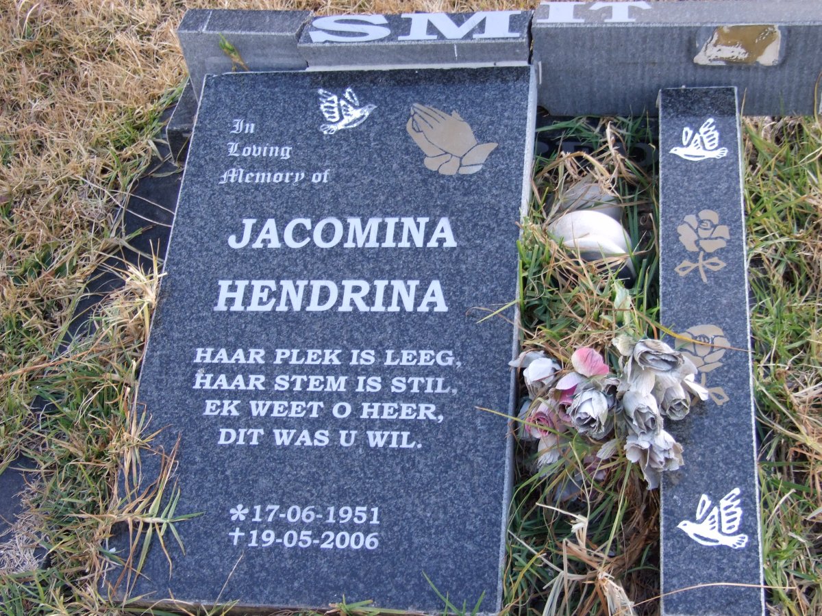 SMIT Jacomina Hendrina 1951-2006