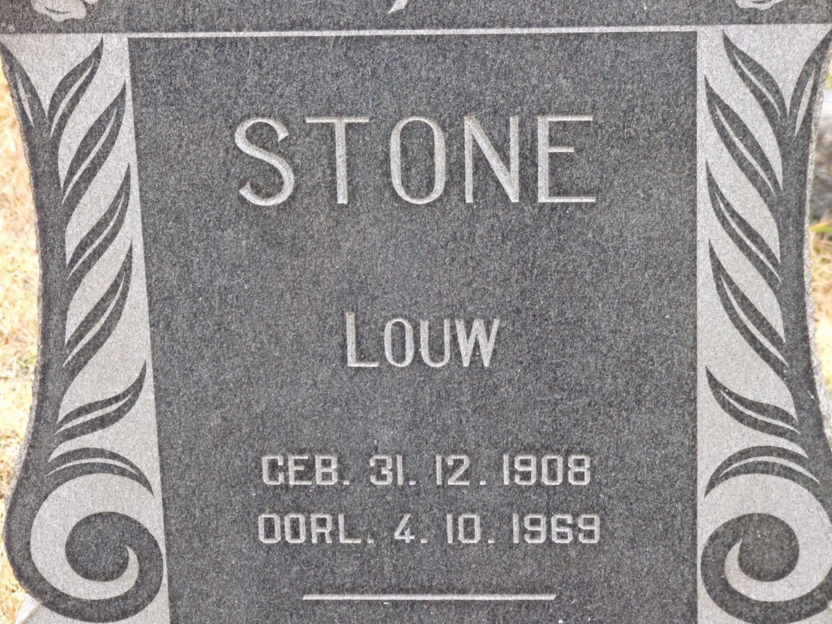 STONE Louw 1908-1969