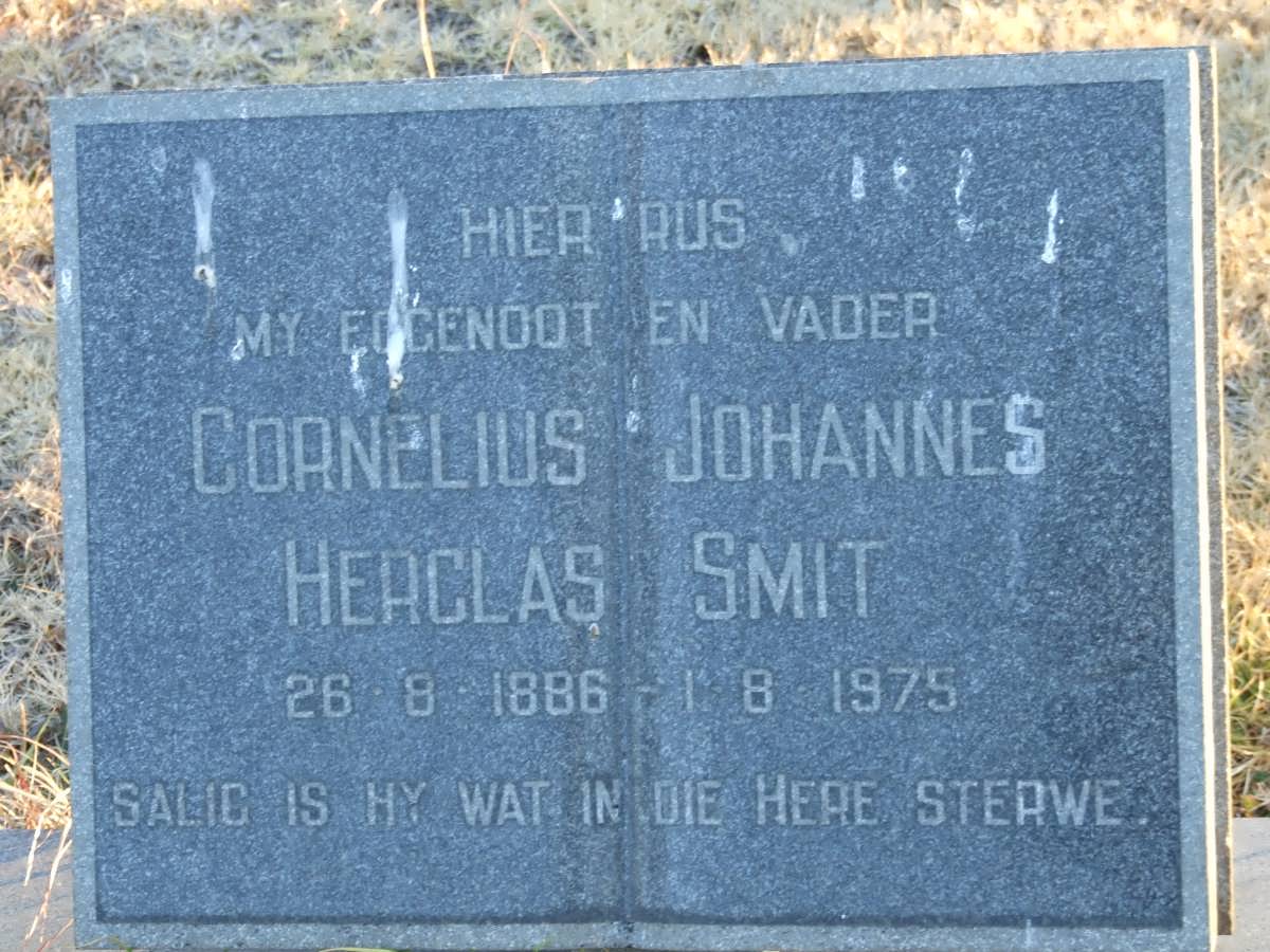 SMIT Cornelius Johannes Herclas 1886-1975