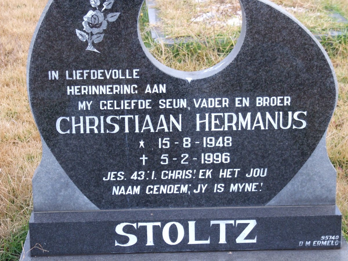 STOLTZ Christiaan Hermanus 1948-1996
